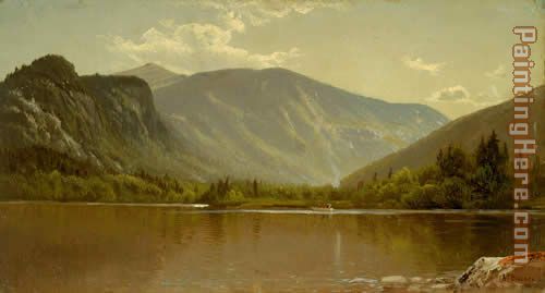 Echo Lake New Hampshire painting - Alfred Thompson Bricher Echo Lake New Hampshire art painting